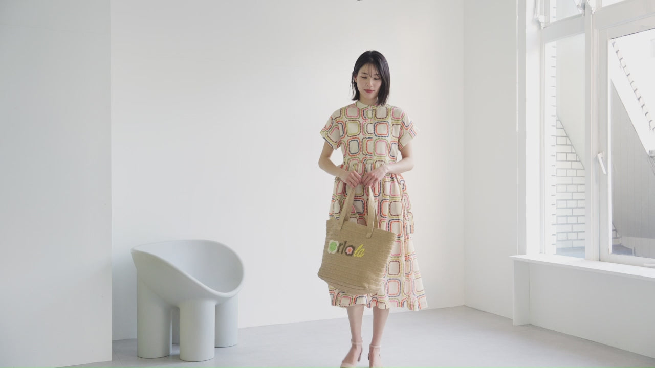 アブストラクトプリント ワンピース – Orla Kiely ONLINE SHOP